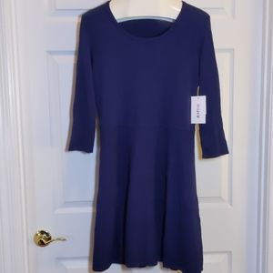 JUSTFAB Blue Sweater Dress.Size XL